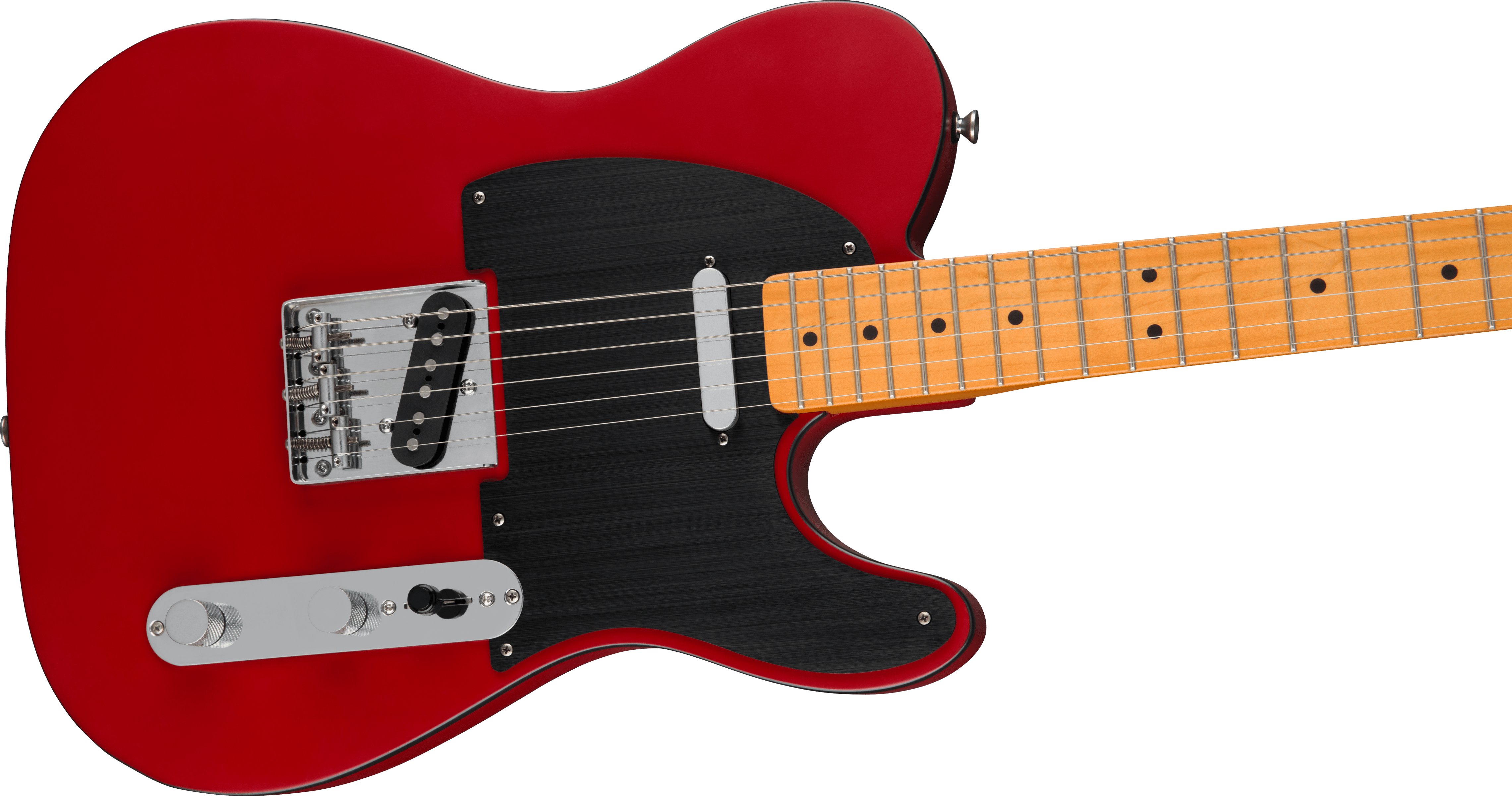 Squier Tele 40th Anniversary Vintage Edition Mn - Satin Dakota Red - Guitare Électrique Forme Tel - Variation 3