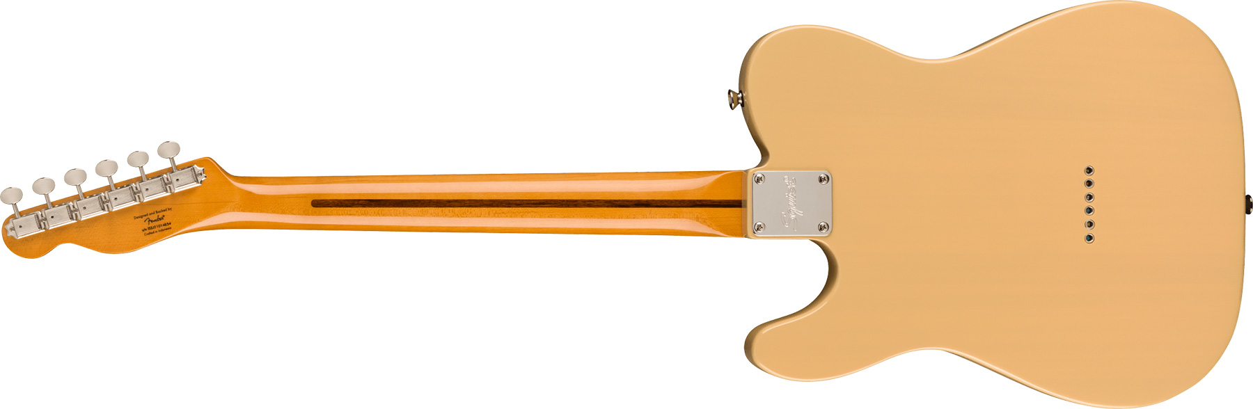 Squier Tele '50s Parchment Pickguard Classic Vibe Fsr 2s Ht Mn - Vintage Blonde - Guitare Électrique Forme Tel - Variation 1
