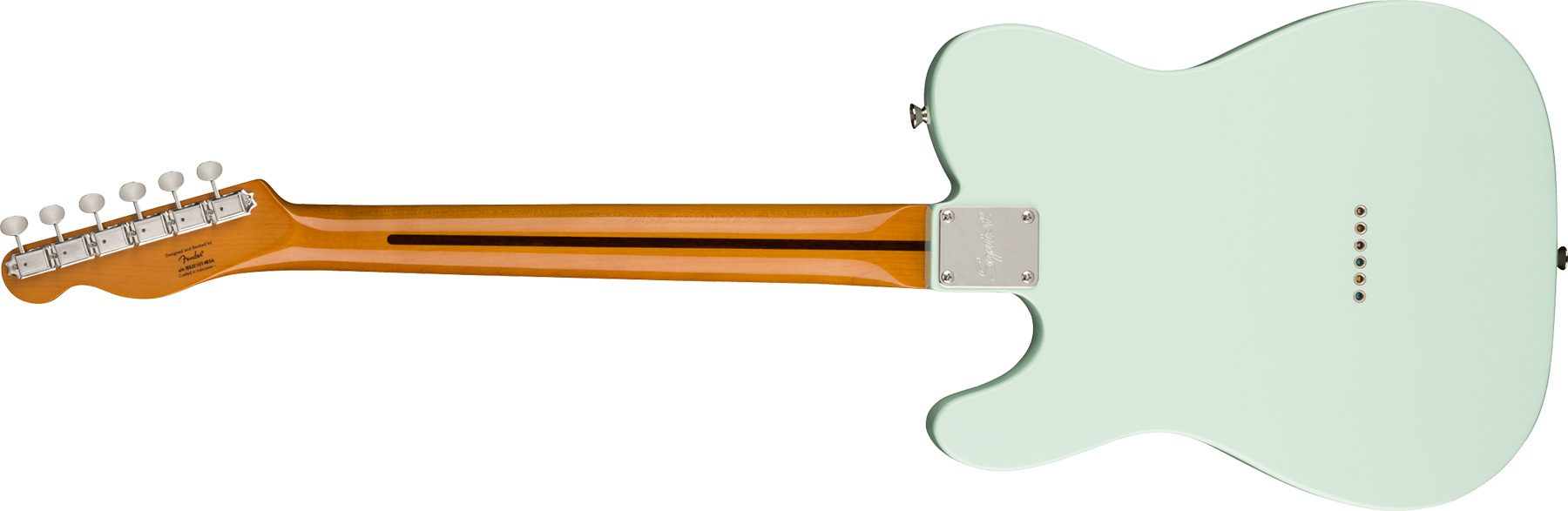 Squier Tele '50s Parchment Pickguard Classic Vibe Fsr 2s Ht Mn - Sonic Blue - Guitare Électrique Forme Tel - Variation 1
