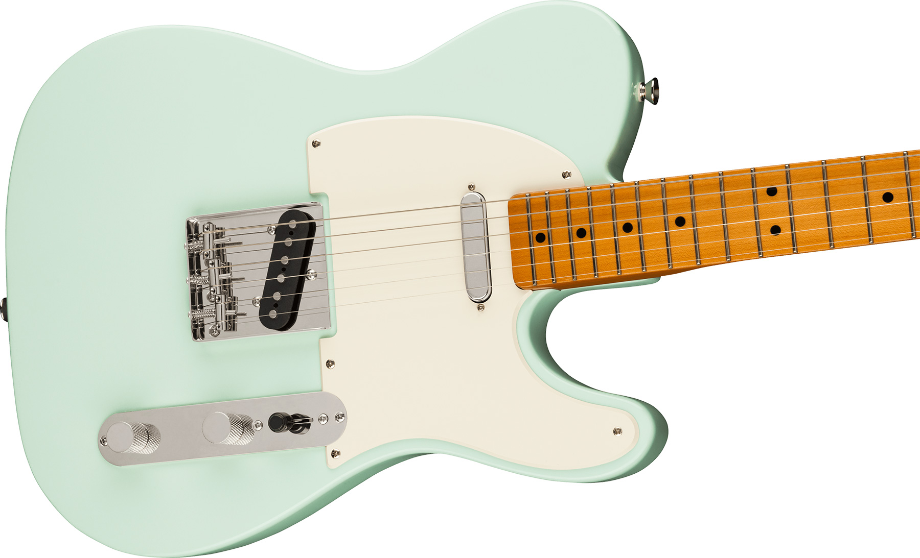 Squier Tele '50s Parchment Pickguard Classic Vibe Fsr 2s Ht Mn - Sonic Blue - Guitare Électrique Forme Tel - Variation 2