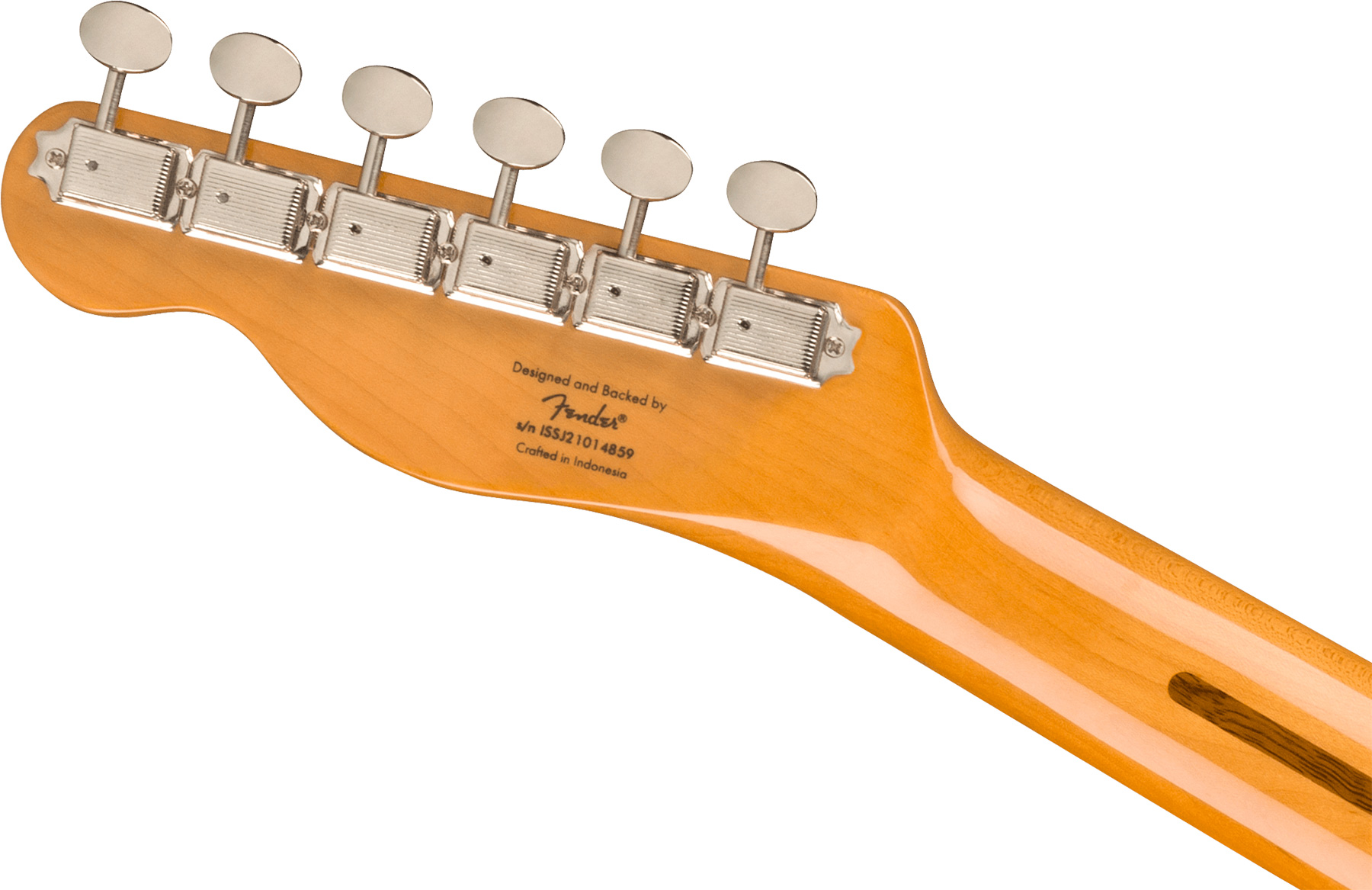 Squier Tele '60s Thinline Parchment Pickguard Classic Vibe Fsr 2s Ht Mn - Sherwood Green - Guitare Électrique Forme Tel - Variation 2