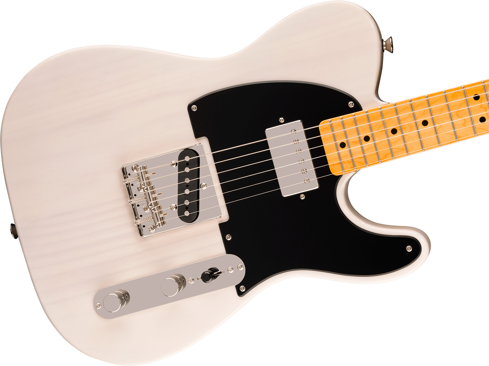 Squier Tele Classic Vibe 50s Sh Fsr Ltd Ht Mn - White Blonde - Guitare Électrique Forme Tel - Variation 2