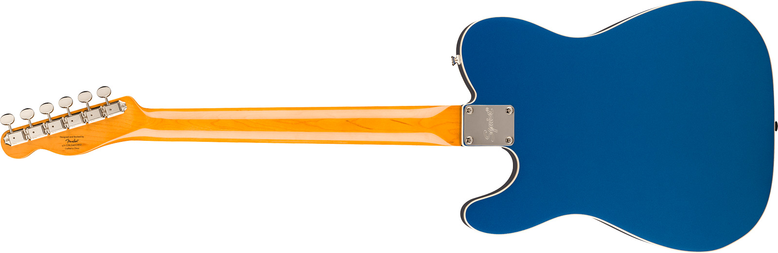 Squier Tele Custom Bigsby Classic Vibe Sh Trem Lau - Lake Placid Blue - Guitare Électrique Forme Tel - Variation 1
