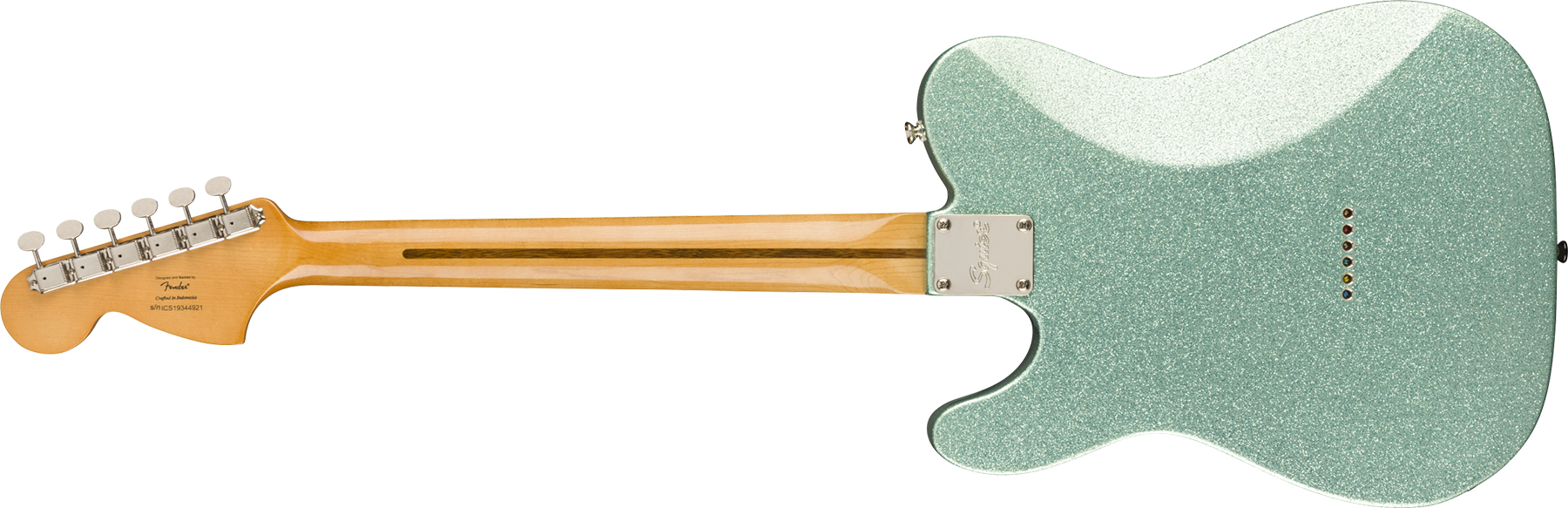 Squier Tele Deluxe Classic Vibe 70 Fsr Ltd 2020 Hh Htmn - Seafoam Sparkle - Guitare Électrique Forme Tel - Variation 1