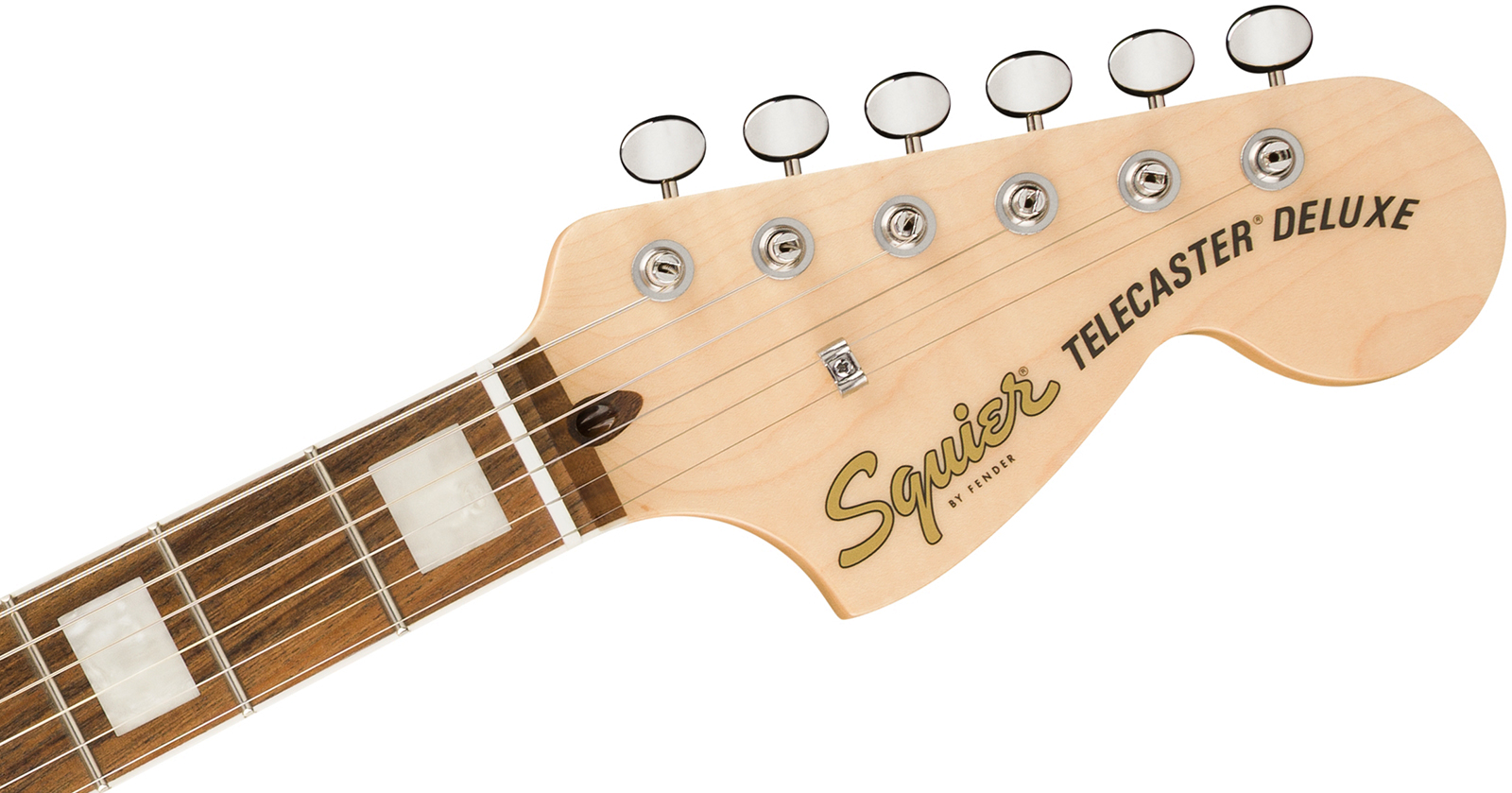 Squier Tele Deluxe Troublemaker Bigsby Paranormal Paranormal 2h Trem Lau - Black - Guitare Électrique Forme Tel - Variation 3
