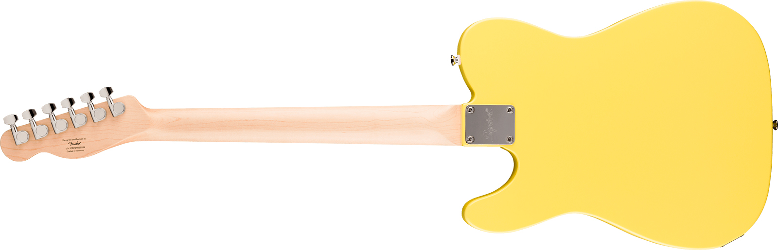 Squier Tele Sonic 2s Ht Lau - Canary Yellow - Guitare Électrique Forme Tel - Variation 1