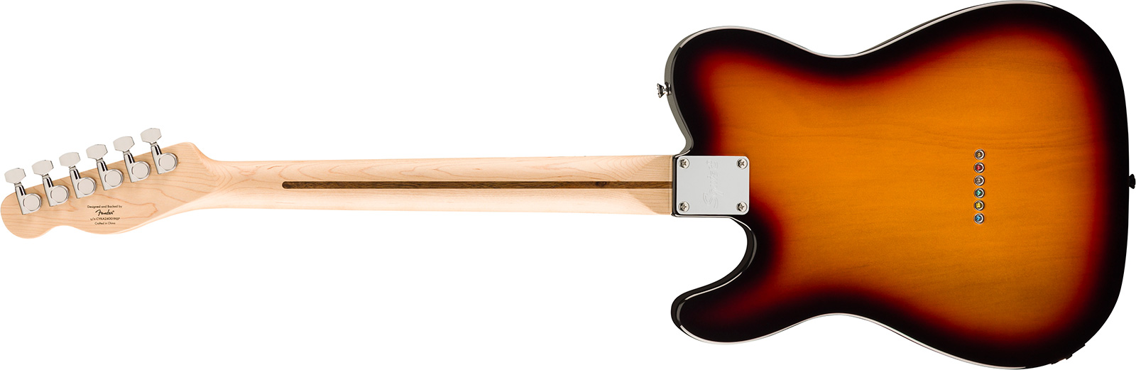 Squier Tele Thinline Affinity 2s Ht Mn - 3-color Sunburst - Guitare Électrique 1/2 Caisse - Variation 1