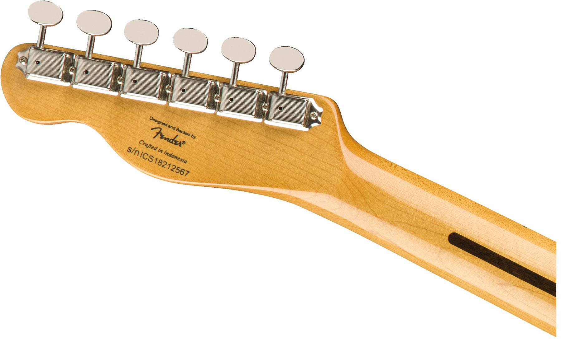 Squier Tele Thinline Classic Vibe 70s 2019 Hh Mn - Natural - Guitare Électrique 1/2 Caisse - Variation 3