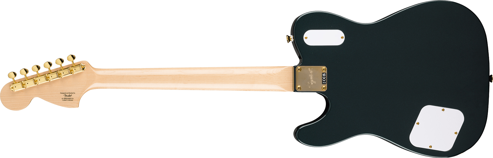 Squier Tele Troublemaker Deluxe Paranormal Ltd Ind 2h Ht Lau - Cadillac Green - Guitare Électrique Forme Tel - Variation 1