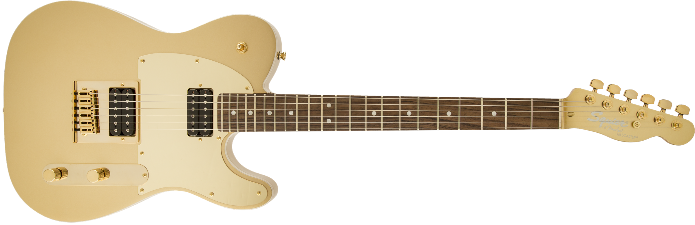 Squier Telecaster J5 (lau) - Frost Gold - Guitare Électrique Forme Tel - Variation 1