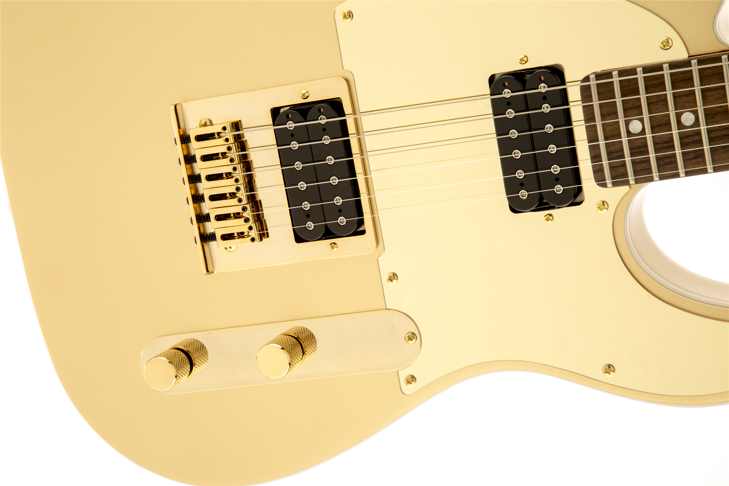 Squier Telecaster J5 (lau) - Frost Gold - Guitare Électrique Forme Tel - Variation 3