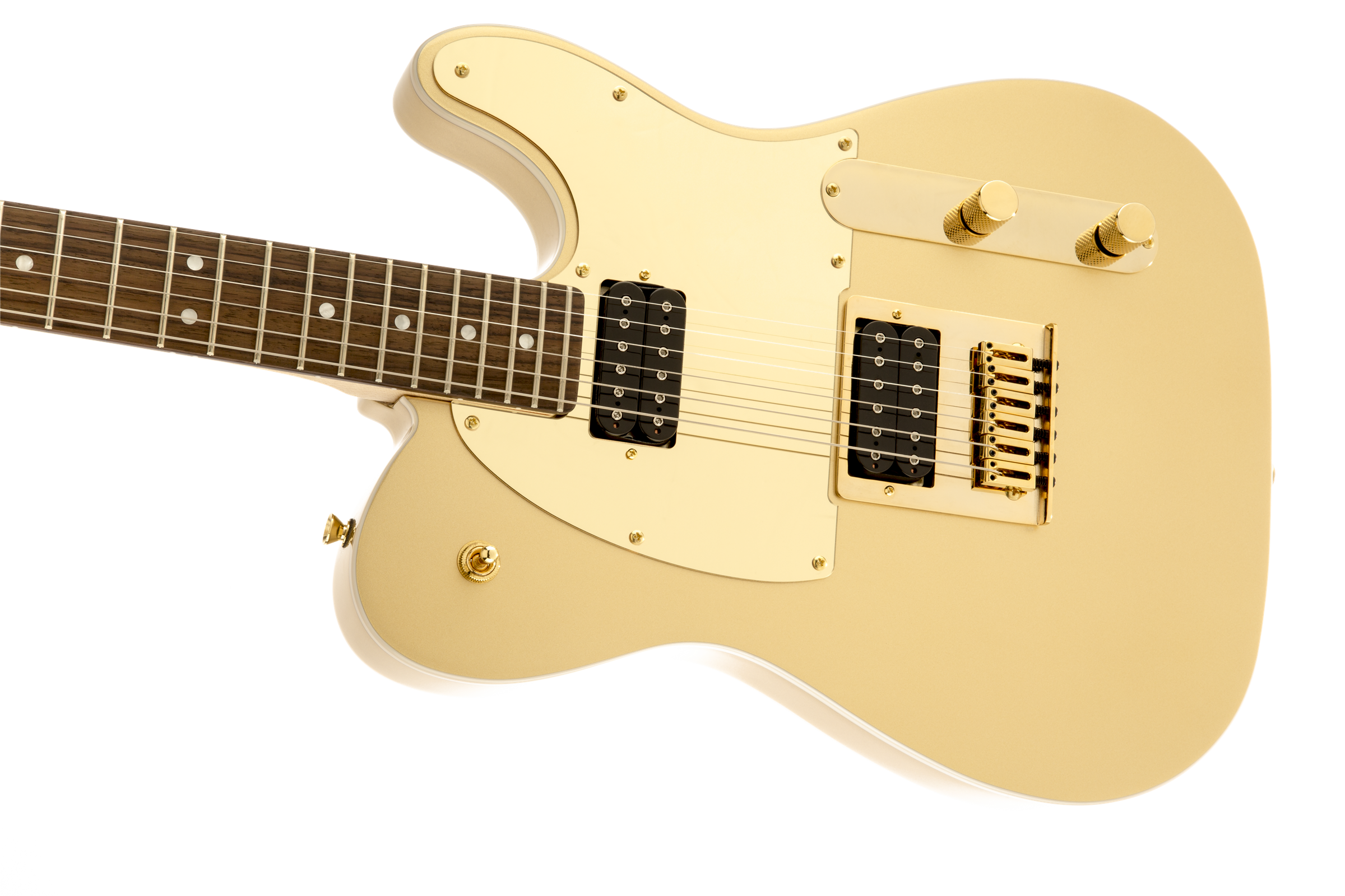 Squier Telecaster J5 (lau) - Frost Gold - Guitare Électrique Forme Tel - Variation 5