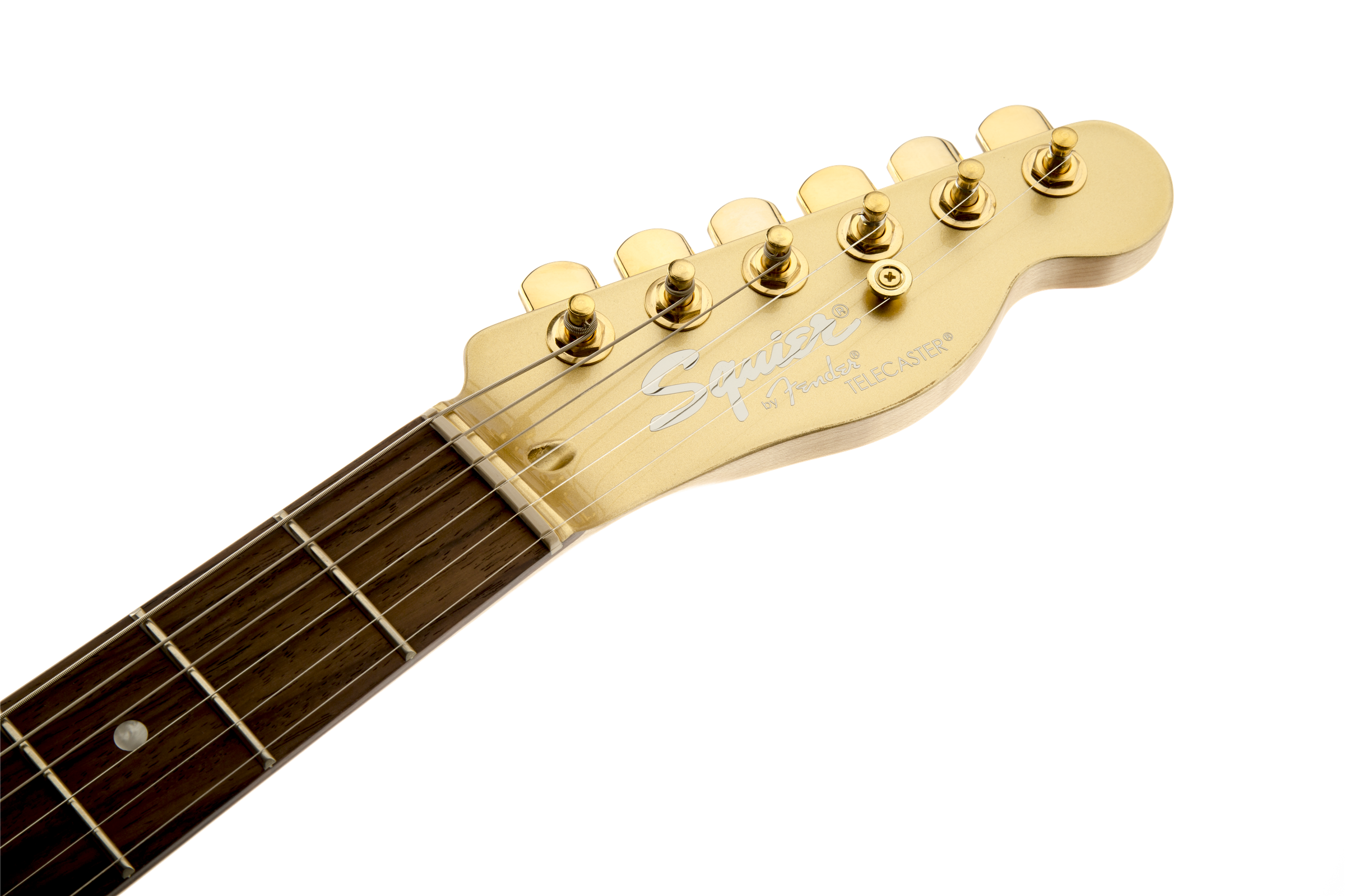Squier Telecaster J5 (lau) - Frost Gold - Guitare Électrique Forme Tel - Variation 6