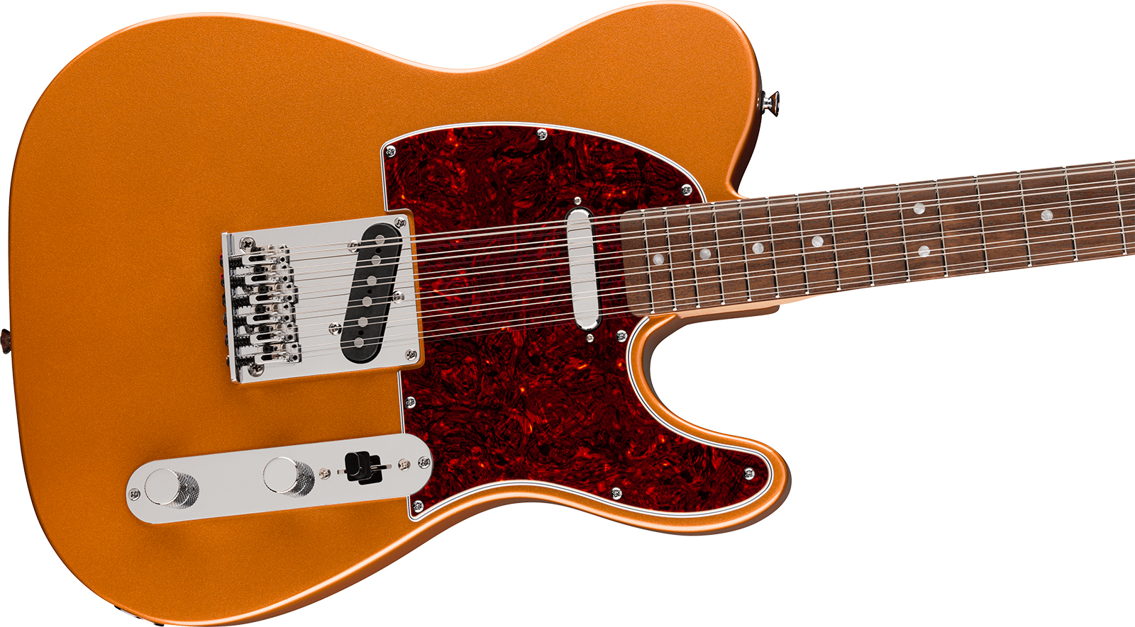 Squier Troy Van Leeuwen Tele Xii Paranormal Ind Signature 12c 2s Ht Lau - Copper Age - Guitare Électrique Signature - Variation 2