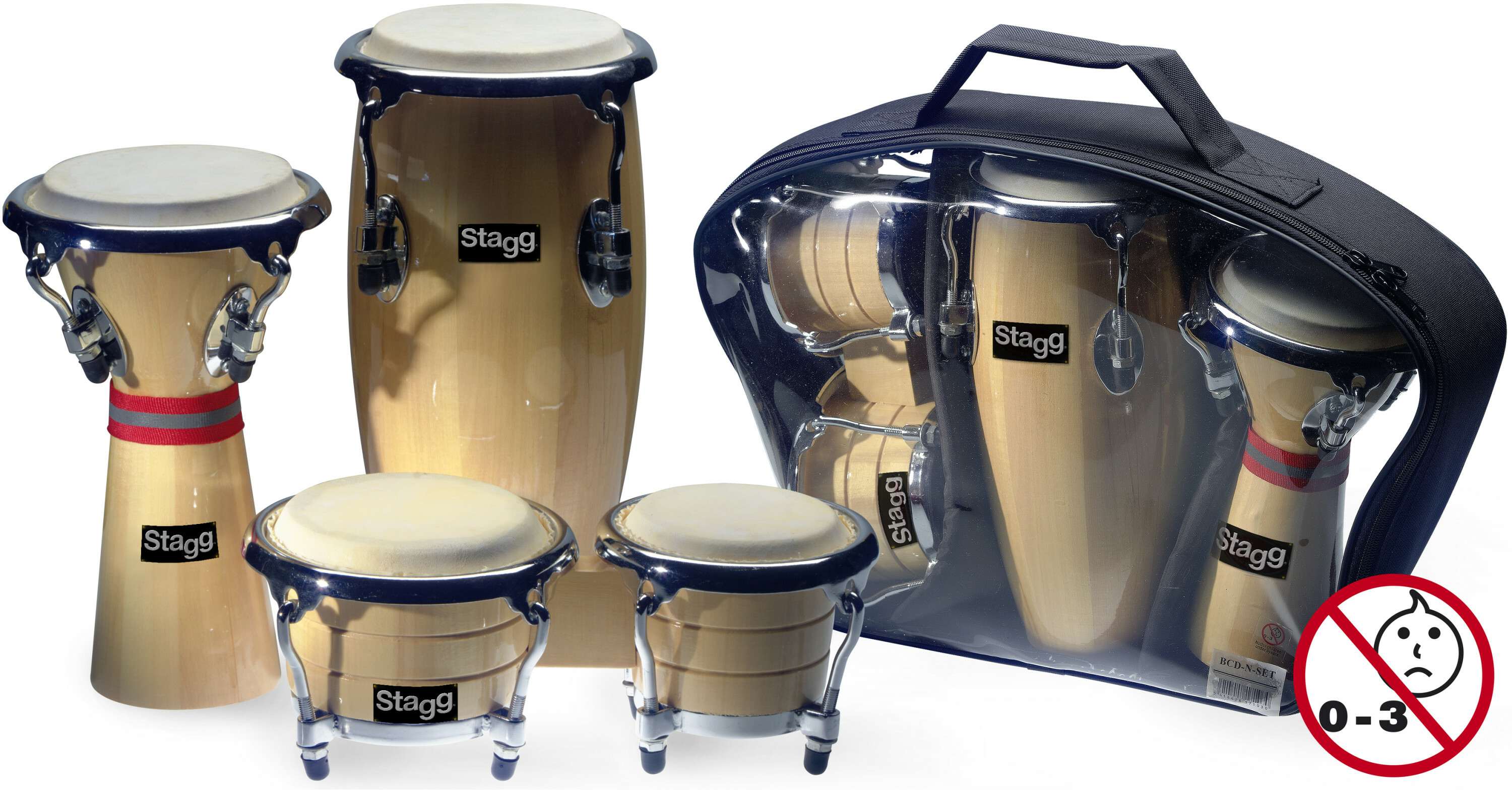 Stagg Bcd N Set - Set Percussion Enfants - Main picture