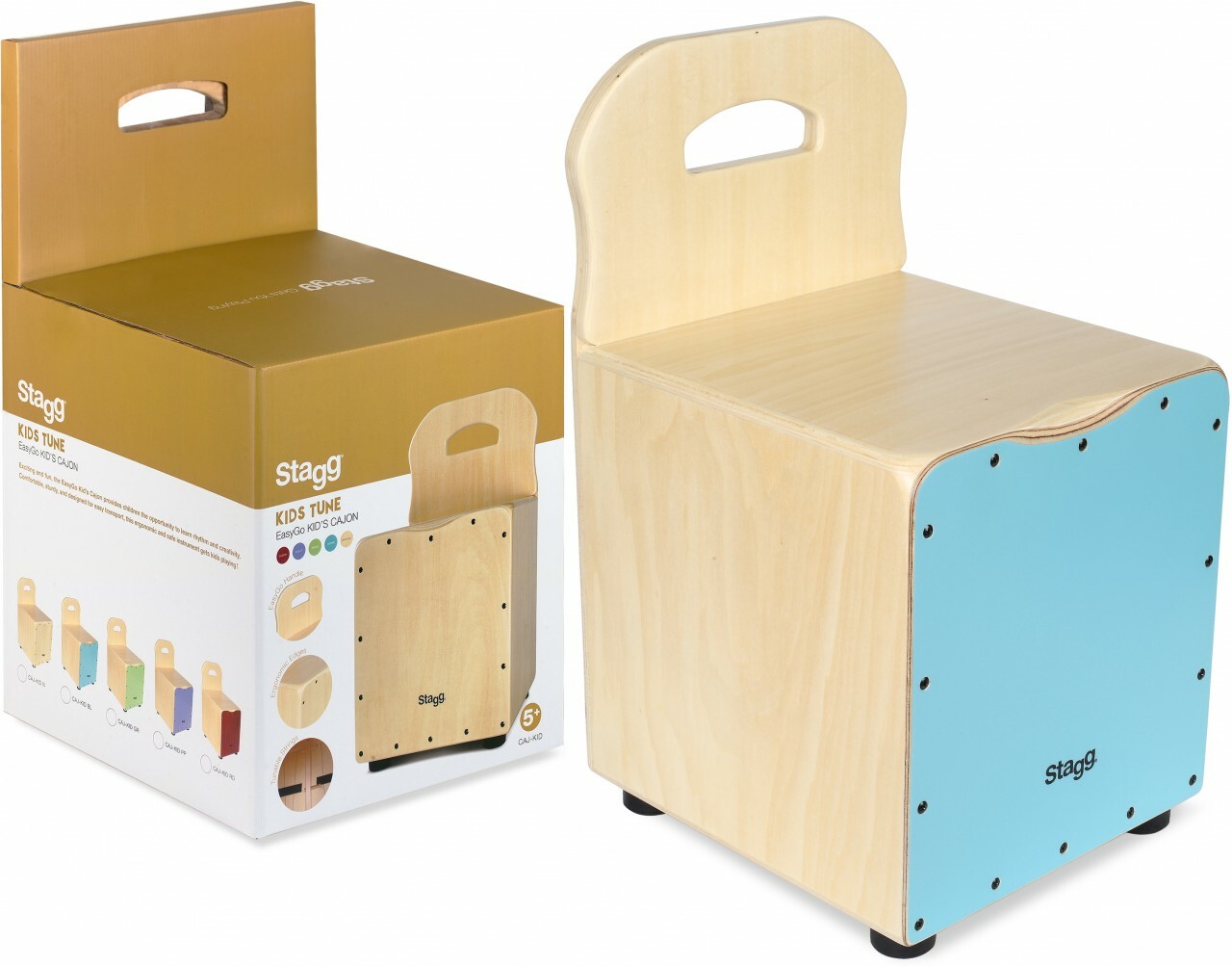 Stagg Easygo Cajon Enfant Bleu - Percussions À Frapper - Main picture