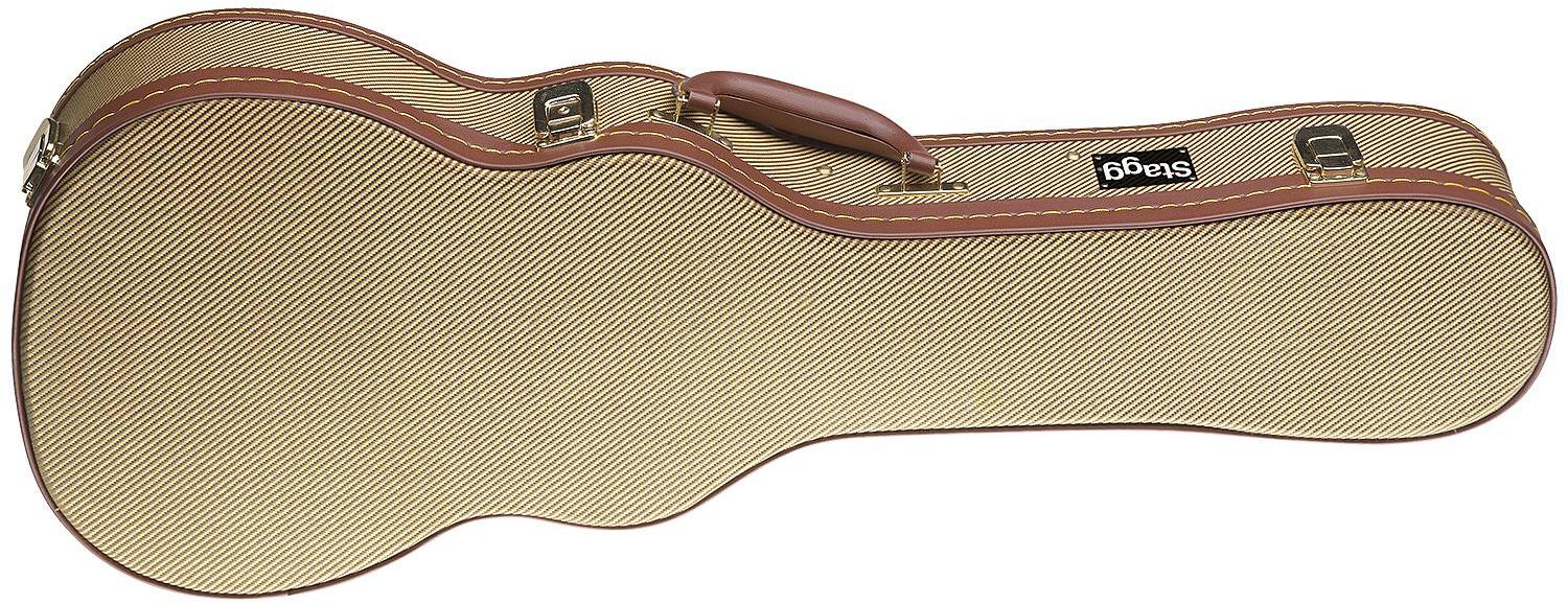 Housse ukulele Stagg GCX-UKC GD Ukulele Concert Deluxe - Tweed