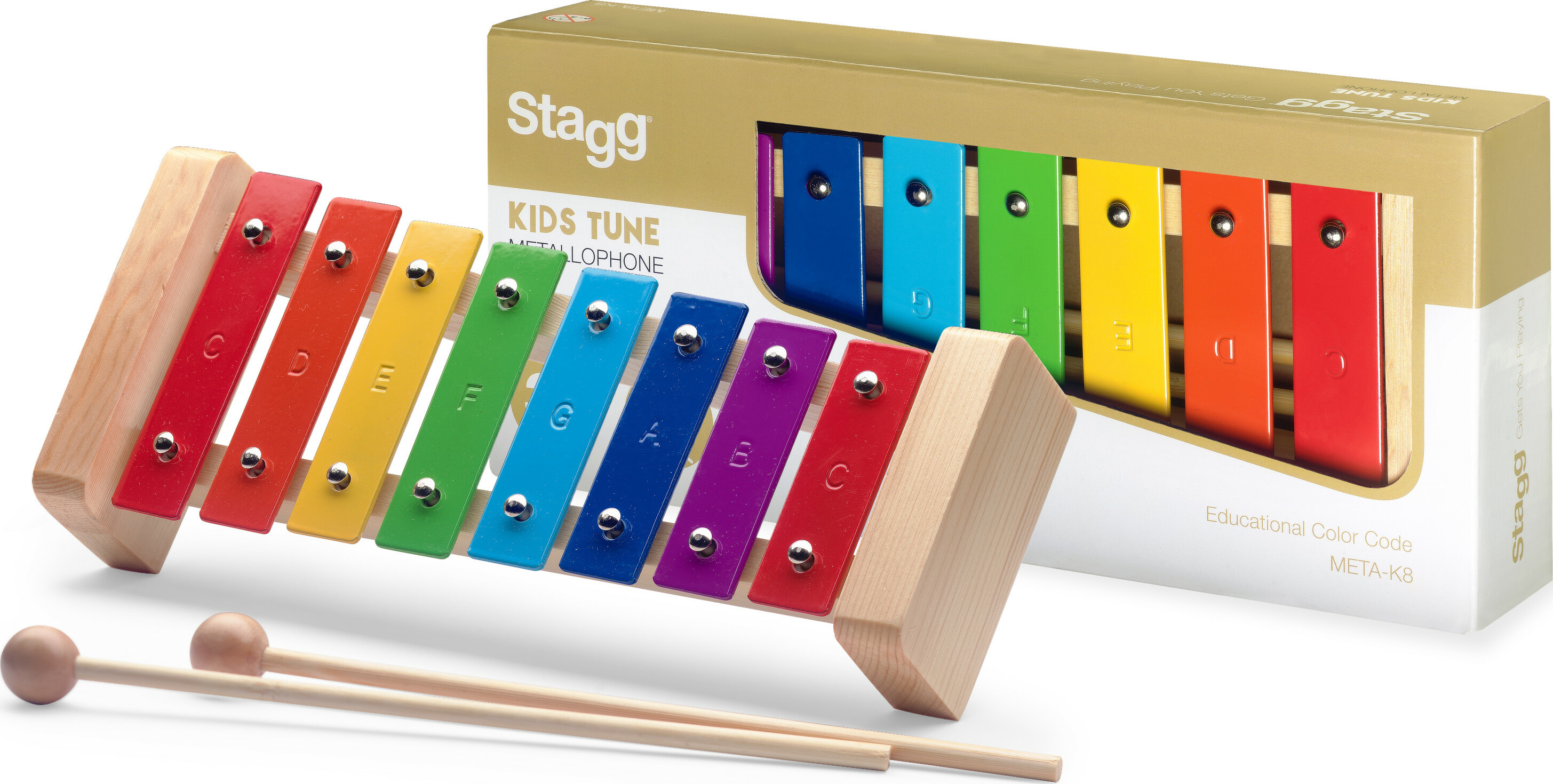 Stagg K8  Metallophone 8 Notes - Percussions À Frapper - Main picture