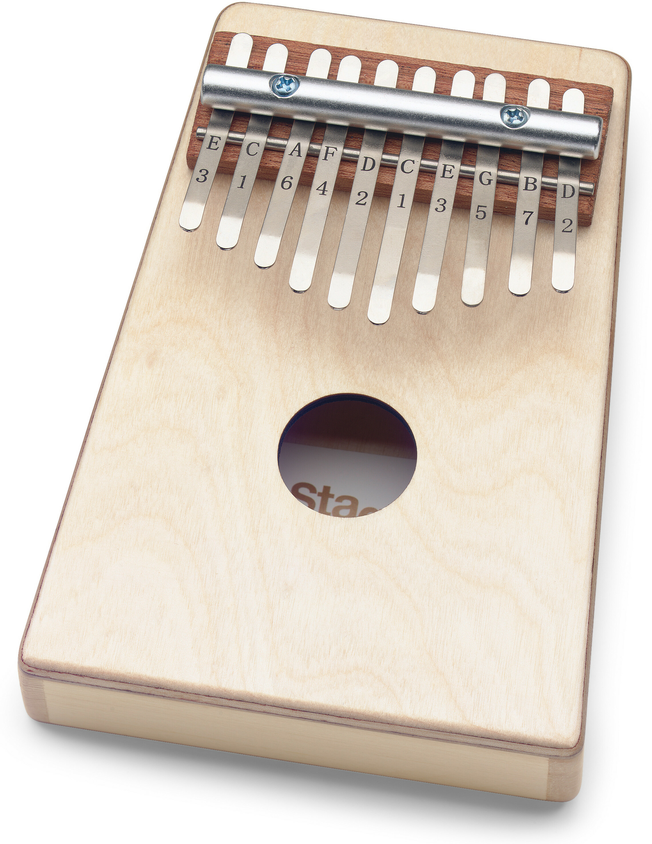 Stagg Kalimba Enfant 10 Notes Naturel - Percussions À Frapper - Main picture