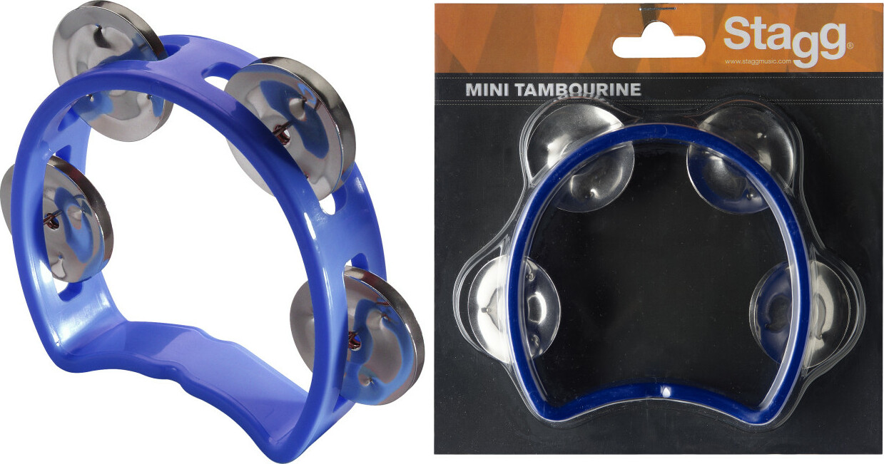 Stagg Tab-mini/bl Plastique 4 Cymbalettes Blue - Percussions À Secouer - Main picture