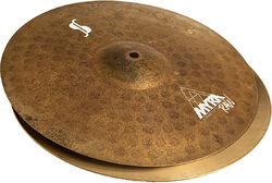 Cymbale hi hat charleston Stagg MYRA RAW ROCK HI HAT - 14 pouces