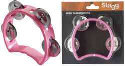 Percussions à secouer Stagg Mini Tambourine Pink