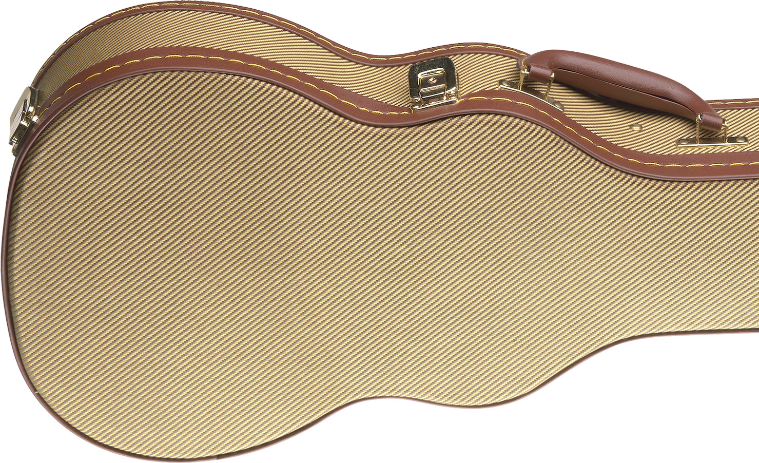 Stagg Ukulele Soprano 21 Deluxe Vintage En Forme Gold Tweed 54x16x6cm - Housse Ukulele - Variation 1