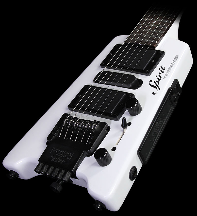 Steinberger Gt-pro Deluxe Outfit Hsh Trem Rw +housse - White - Guitare Électrique Voyage - Variation 2