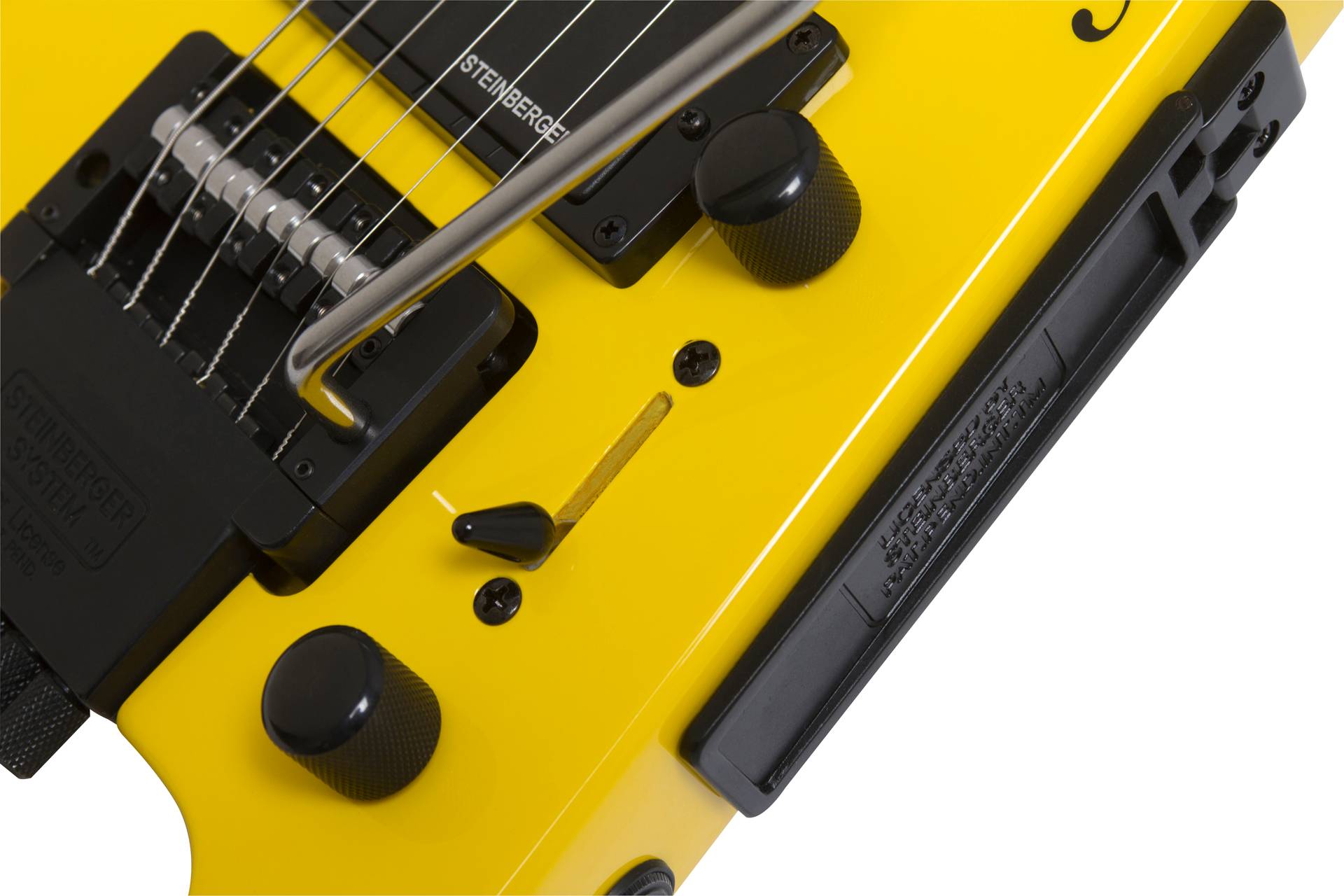 Steinberger Gt-pro Deluxe Outfit Hsh Trem Rw +housse - Hot Rod Yellow - Guitare Électrique Voyage - Variation 1