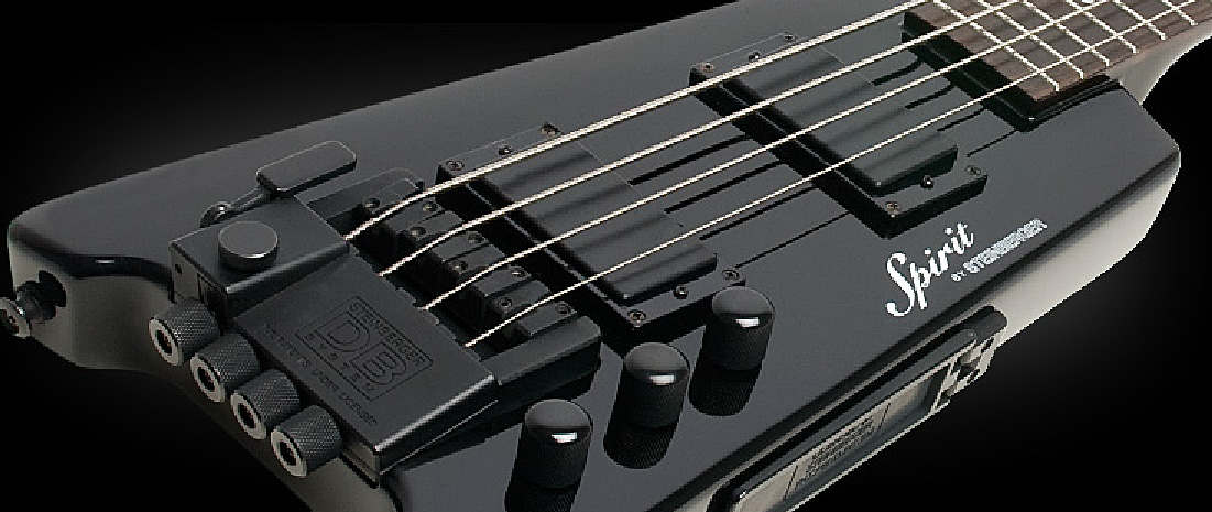 Steinberger Xt-2db Spirit Db Tuner - Black - Basse Électrique Voyage - Variation 2