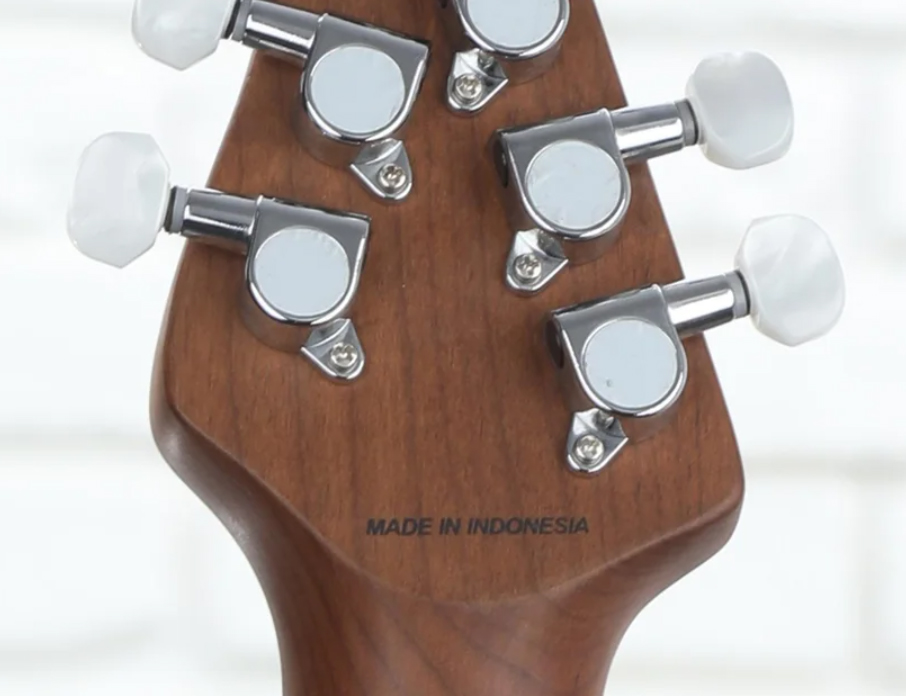 Sterling By Musicman Albert Lee P90 Al40p Signature 2p90 Trem Rw - Sherwood Green - Guitare Électrique Signature - Variation 4