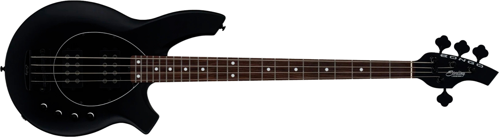 Sterling By Musicman Bongo Active Rw - Stealth Black - Basse Électrique Solid Body - Main picture