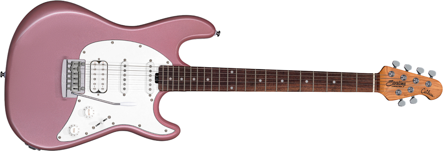 Sterling By Musicman Cutlass Ct50hss Trem Rw - Rose Gold - Guitare Électrique Forme Str - Main picture