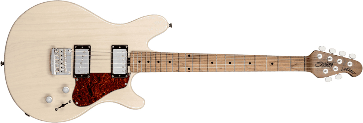 Sterling By Musicman James Valentine Jv60 Hs Ht Mn - Trans Buttermilk - Guitare Électrique Signature - Main picture