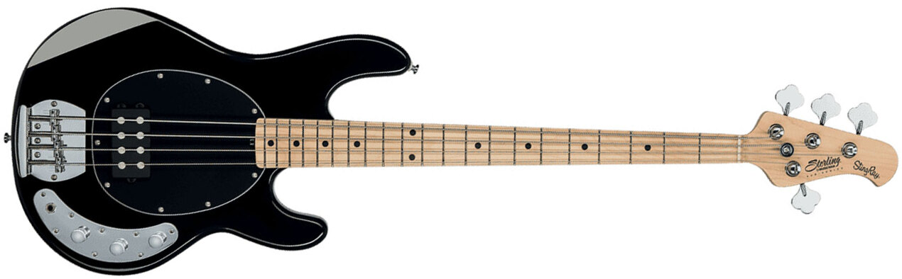 Sterling By Musicman Stingray Ray4 Bk Sub Active 1h Mn - Black - Basse Électrique Solid Body - Main picture