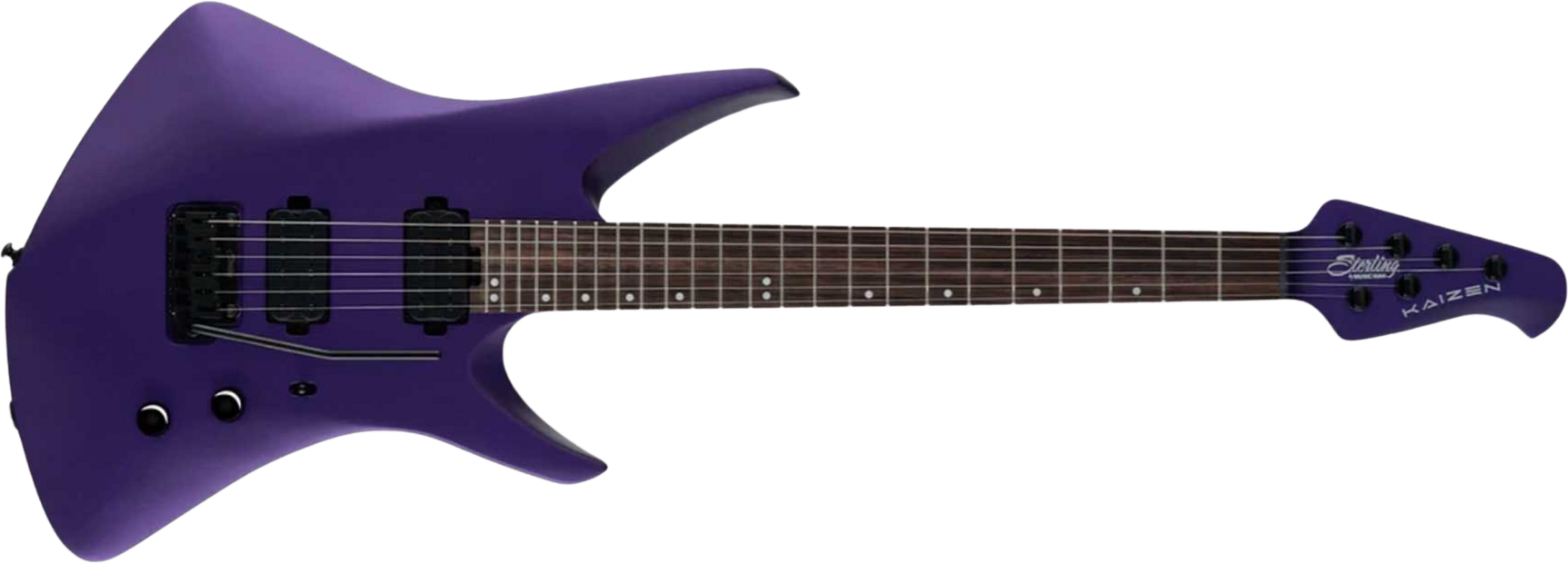 Sterling By Musicman Tosin Abasi Kaizen 6c Signature Multiscale 2h Trem Rw - Firemist Purple Satin - Guitare Électrique Signature - Main picture