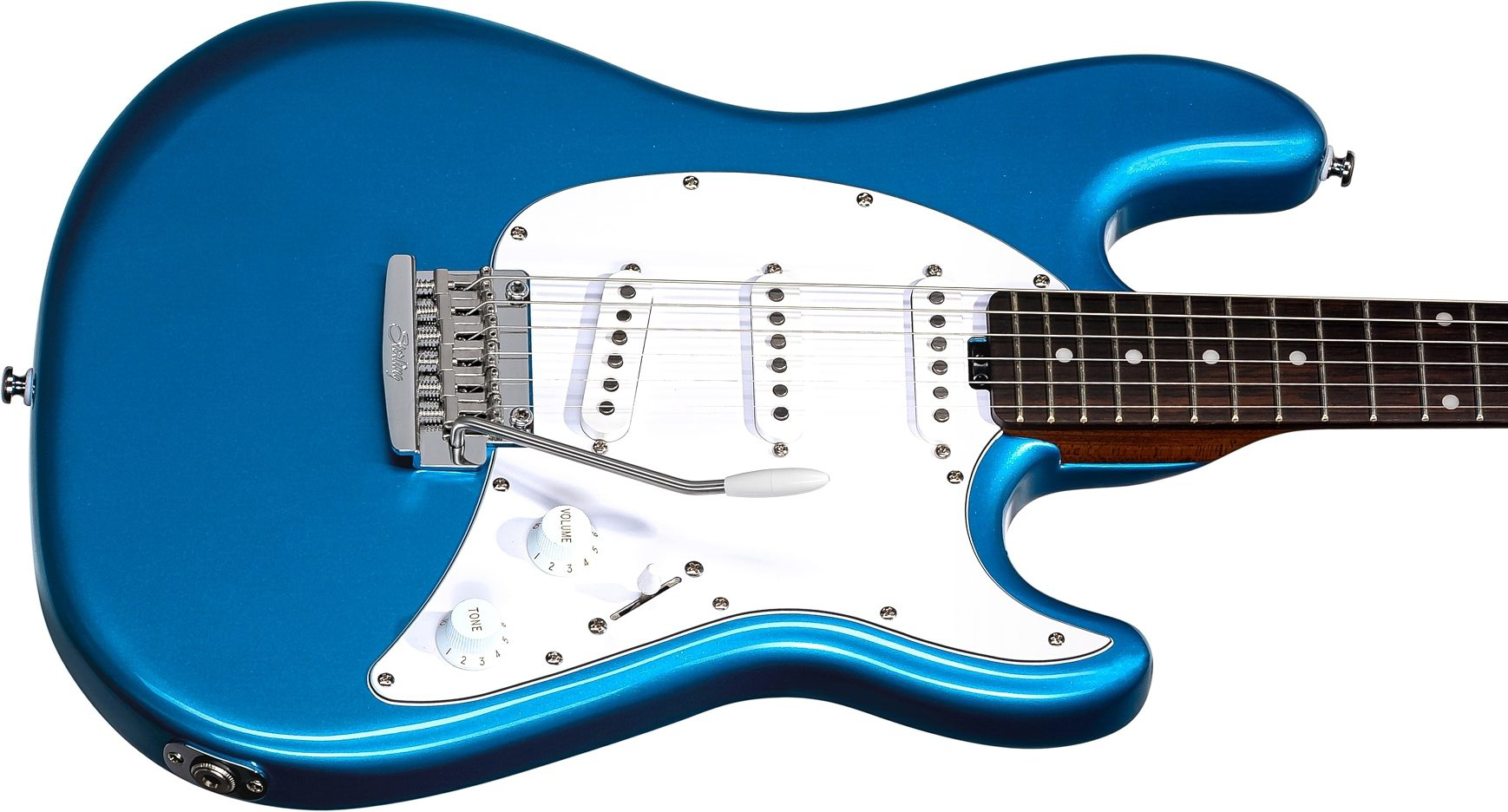 Sterling By Musicman Cutlass Ct50sss 3s Trem Rw - Toluca Lake Blue - Guitare Électrique Forme Str - Variation 2