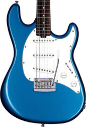Guitare électrique forme str Sterling by musicman Cutlass CT50SSS (RW) - Toluca lake blue