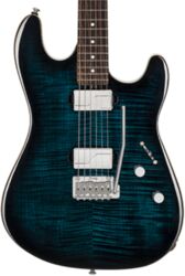 Guitare électrique forme str Sterling by musicman Sabre - Deep blue burst