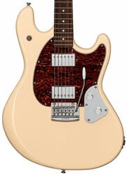 Guitare électrique forme str Sterling by musicman Stingray Guitar SR50 - Buttermilk