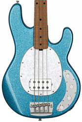 Basse électrique solid body Sterling by musicman Stingray Ray34 (MN) - Blue sparkle