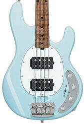 Basse électrique solid body Sterling by musicman Stingray Ray34HH (MN) - Daphne blue