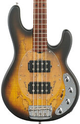 Basse électrique solid body Sterling by musicman Stingray Ray34HHSM (RW) - Natural burl satin