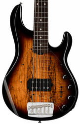 Basse électrique solid body Sterling by musicman Stingray Ray35SM 5-String (RW) - 3 tone sunburst