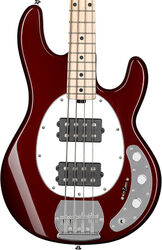 Basse électrique solid body Sterling by musicman Stingray Ray4HH (MN) - Candy apple red