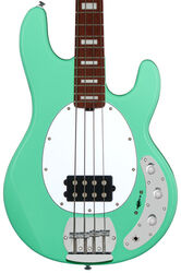 Basse électrique solid body Sterling by musicman StingRay 4 Sub Series - Seafoam Green
