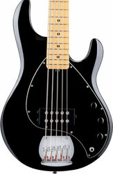 Basse électrique solid body Sterling by musicman SUB Ray5 (MN) - Black