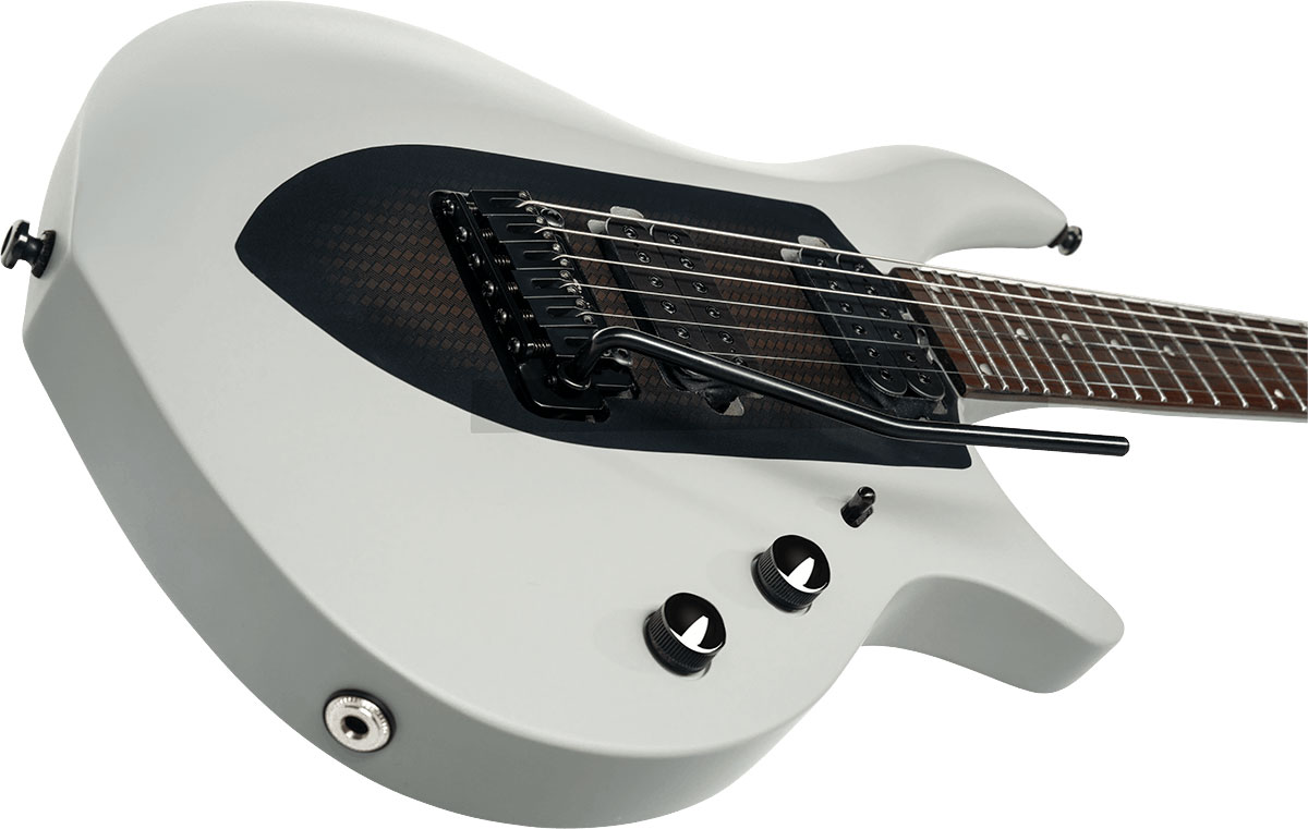 Sterling By Musicman John Petrucci Majesty Maj100 Signature 2h Trem Rw - Chalk Grey - Guitare Électrique Signature - Variation 2