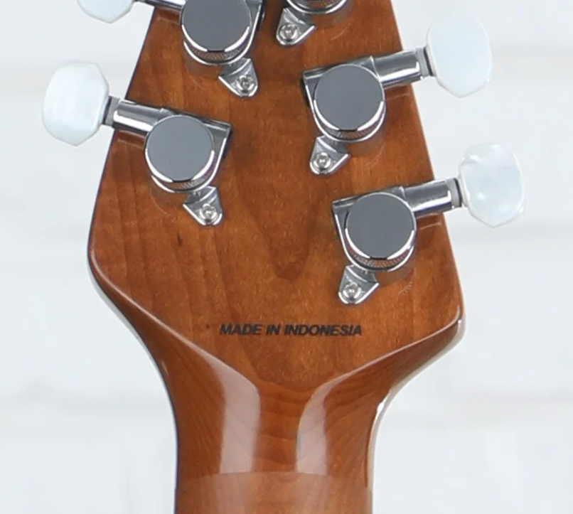 Sterling By Musicman Omar Rodriguez Lopez Mariposa Signature 2h Trem Rw - Daphne Blue - Guitare Électrique RÉtro Rock - Variation 5