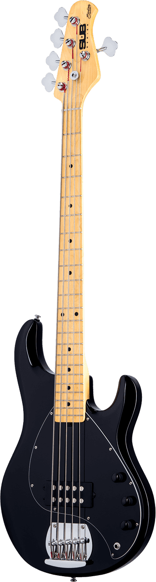 Sterling By Musicman Sub Ray5 5-cordes Active Mn - Black - Basse Électrique Solid Body - Variation 2